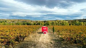 Cena Estrella Michelin, homenaje al paisaje de otoño en los viñedos de Ramón Bilbao