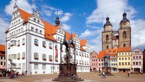 Monumentos conmemorativos de Lutero en Wittenberg