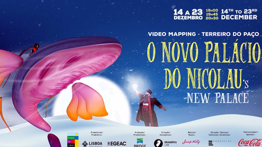 Lisboa acoge esta navidad el espectáculo de videomapping ‘El nuevo Palacio de Nicolau’