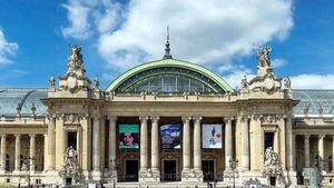 Hergé en el Grand Palais de Paris