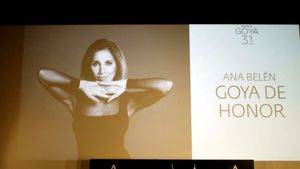 Ana Belén, Goya de Honor 2017: “No trabajamos para que nos den premios”