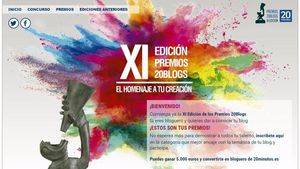 Ya se conocen los finalistas de la XI Edición de los Premios 20Blogs