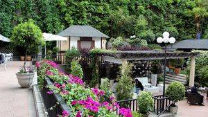 La terraza del Jardín de Miguel Ángel: un oasis en la Castellana