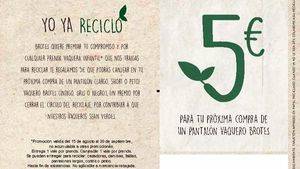 El Corte Inglés inicia con “Brotes” una campaña de reciclaje de ropa vaquera