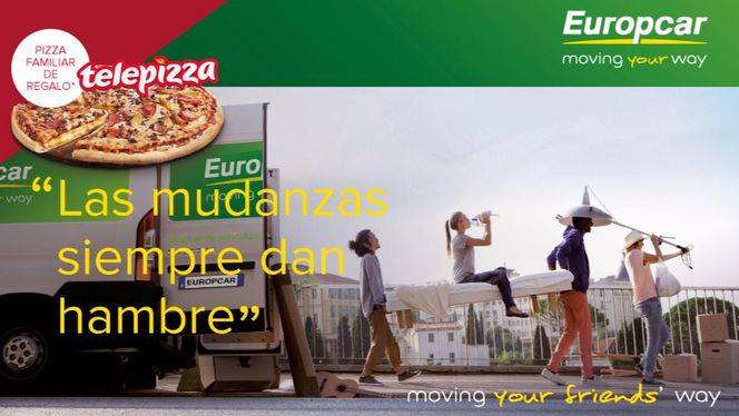 Europcar España y Telepizza se unen en una divertida promoción