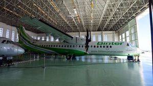 El nuevo avión ATR 72-600 de Binter incorpora los últimos