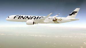 Finnair decora cuatro de sus aviones con la imagen de un reno
