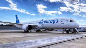 Aterriza en Madrid el primer Boeing 787-9 de Air Europa