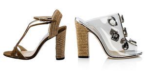 El esparto inunda la colección Primavera Verano 2018 de Jimmy Choo