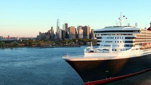 Cunard Line han estado cruzando el Atlántico hacia Nueva York desde 1840