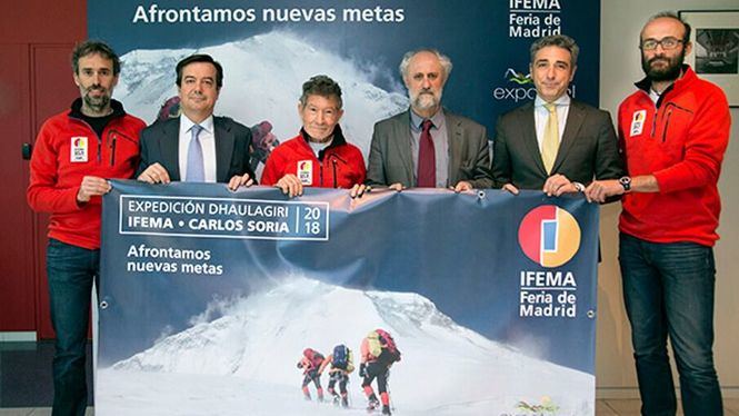 Ifema patrocina la expedición del alpinista Carlos Soria a la cumbre del Dhaulagiri