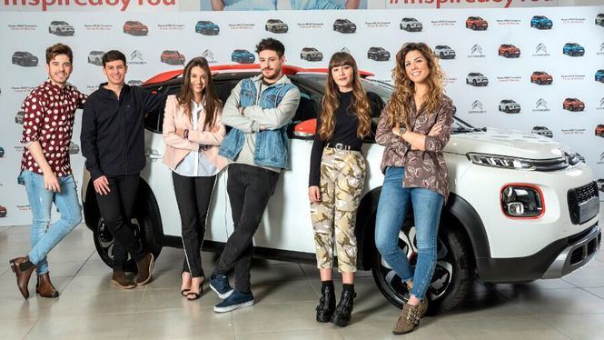 Los protagonistas de Operación Triunfo se convierten en embajadores del Citroën C3Aircross