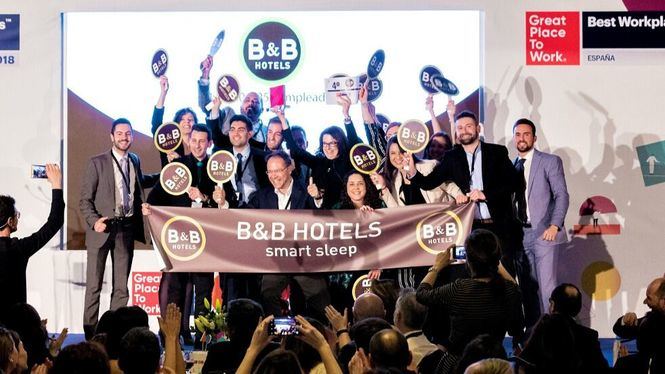 B&B HOTELS, mejor hotelera para trabajar en España