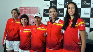 Equipo España Fed Cup en La Manga Club