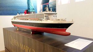 Exposición del mítico crucero Queen Mary 2 en Madrid