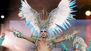 La Gala Drag del Carnaval de Las Palmas de Gran Canaria en el Orgullo 2018 de Madrid