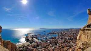 Vista desde el Castillo de Santa Barbara