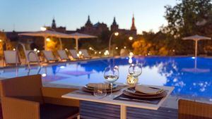 Restaurante Quimera, exclusivas vistas a la Plaza de España de Sevilla