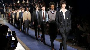 Desfile reciente de Brooks Brothers en Florencia Italia