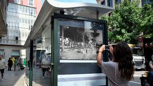 25 fotografías en paradas de autobús y espacios públicos de Santander