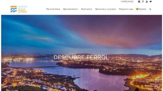 Ferrol estrena su nueva web de promoción turística