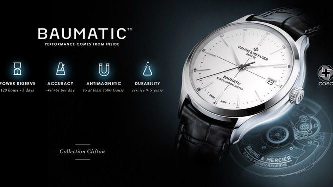 Clifton Baumatic, el nuevo reloj de Baume&Mercier