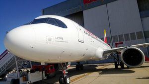 Getafe, cuna de la aviación española, nombre del nuevo Airbus de Iberia