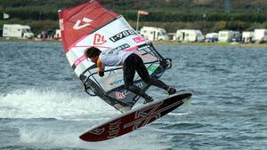 Riccardo Marca, quinto en la clasificación del Circuito Europeo de Windsurf en la categoría Freestyle