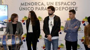 Sergio Llull, Gemma Triay y Albert Torres presentan Menorca como la isla del deporte