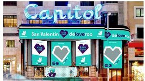 Celebra San Valentín con una Kiss Cam en plena Gran Vía