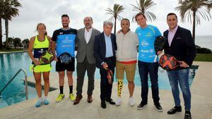 Manolo Santana apadrina la presentación del torneo del circuito World Padel Tour 2019