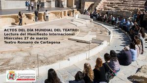 Arrancan en el Teatro Romano los actos del Día Mundial del Teatro en Cartagena