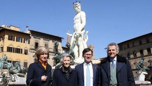 Salvatore Ferragamo restaura la Fontana del Nettuno de Florencia