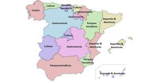 Mapa del ocio en España