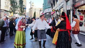 El Quijote toma la Gran Vía de Madrid