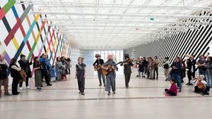 Show de Martin Creed AMIGOS en el Centro Botín. © Fundación Botín-Centro Botín. Arquitecto Renzo Piano, Santander 2018. 