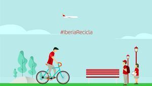 #IberiaRecicla los residuos generados a bordo