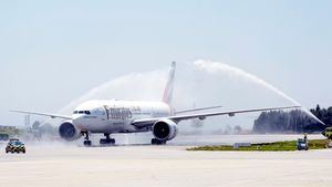 Emirates inauguró su nuevo servicio a Oporto