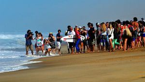 Hossegor, capital del surf en Las Landas francesas