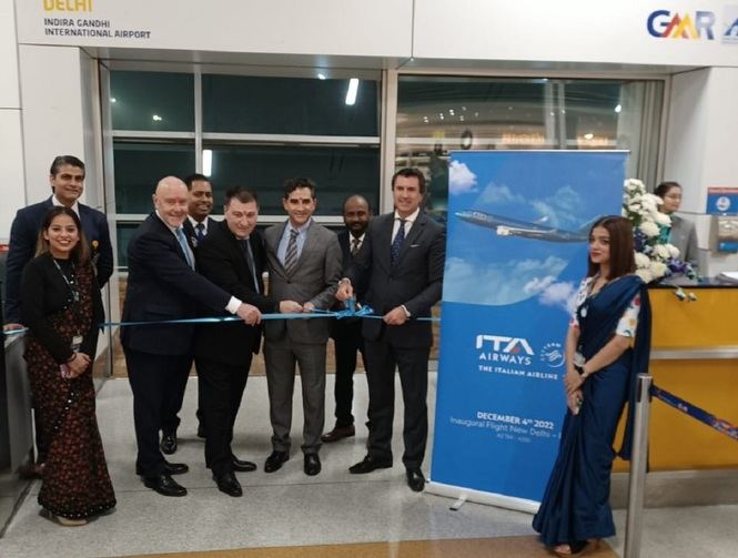 Inaugurado el vuelo directo Nueva Delhi – Roma de ITA Airways