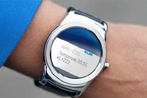 KLM lanza una aplicación para el reloj inteligente 'Android'