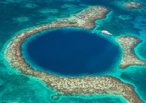 Maravillas turísticas en Belice: El Gran Agujero Azul