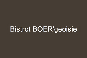 Tshwane/Pretoria: Restaurante Boer'Geoisie