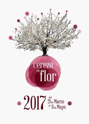 Cartel ganador de cartel de la “Primavera y Cerezo en Flor 2017”