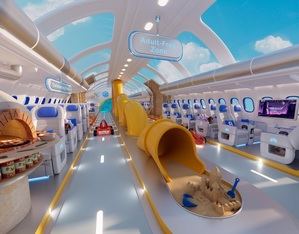 Los niños españoles diseñan el avión del futuro