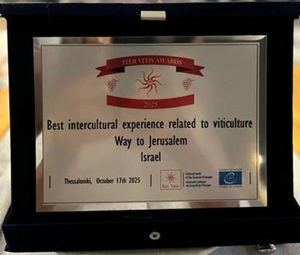 La ruta de peregrinación Way to Jerusalem se alza con el premio europeo de patrimonio vinícola