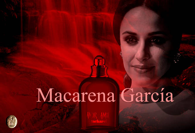 La actriz Macarena García presentó el nuevo spot de la campaña Amor Amor de Cacharel