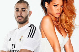 Benzema y Rihanna: juntos y revueltos