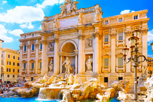 fontana de trevi en roma