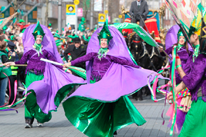Dublin vuelve a vestirse de verde para celebrar San Patricio